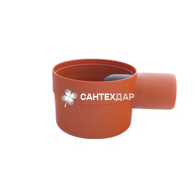 Корпус трапа Styron STY-651-3 горизонтальный выпуск 50 мм высота 80 мм сухой затвор