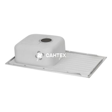 Мийка кухонна з нержавіючої сталі Qtap 7843 Micro Decor 0,8 мм