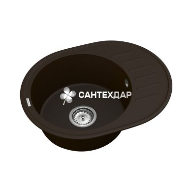 Мийка кварцева Vankor Lira LMO 02.57 Chocolate + сифон