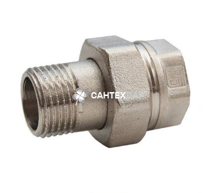 Сгон с американкой латунный FADO 3/4 НВ прямой никель