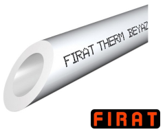 Труба ППР Firat PN 20 DN 32 мм белая