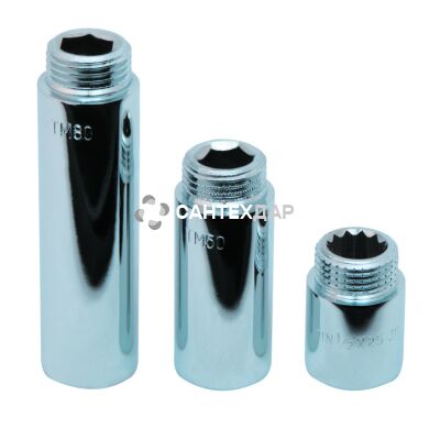 Удлинитель латунный SD 3/4 ВН 60 мм хром