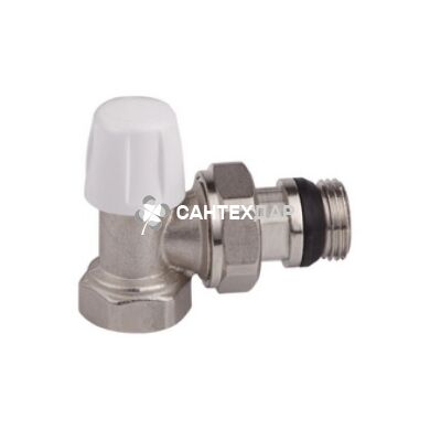 Кран радиаторный Icma 1/2" угловой нижний с антипротечкой №805+940