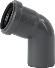 Колено ПП внутренней канализации Ostendorf Safe 50х67&deg;