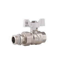 Кран-американка SD Forte 1/2" прямой антипротечка