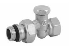 Кран радиаторный Gross Optimal 3/4" прямой нижний