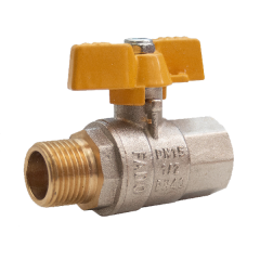 Кран шаровый для газа FADO PN40 3/4" НВ бабочка