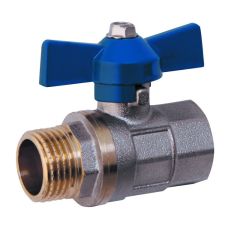 Кран шаровый SD PN30 1" ВН бабочка