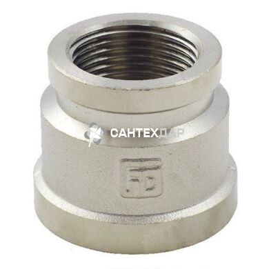 Муфта латунная переходная FADO 2x1 ВВ никель