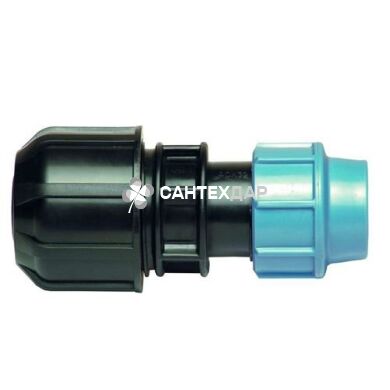 Муфта универсальная для труб ПНД Unidelta 15/22х25 мм