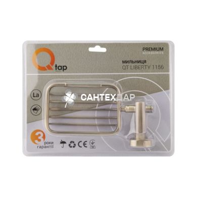 Мыльница настенная QT Liberty ANT 1156 решетка