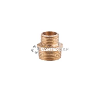 Ниппель латунный переходной KD 1/2"х1/4" НН