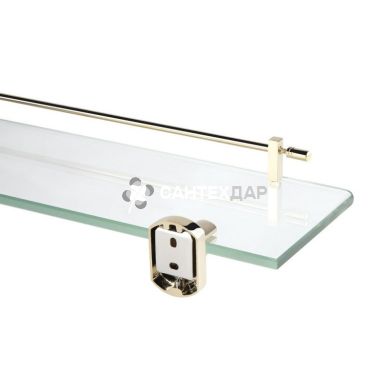 Полочка для ванной QT Liberty ORO 1153 стекло