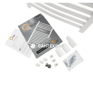 Полотенцесушитель водяной Q-tap Dias (WHI) P21 1200x500 HY