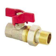 Кран-американка АБ 1/2" прямой