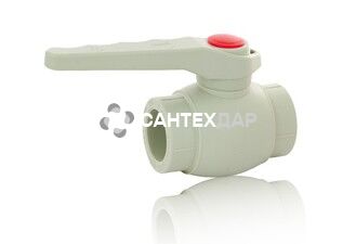 Кран шаровый для горячей воды ППР FADO 25 мм