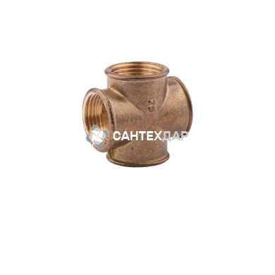 Крестовина латунная KD 1" ВВВВ