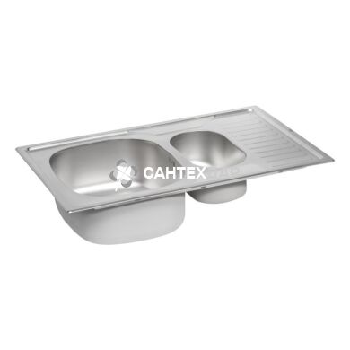 Кухонная мойка из нержавейки Qtap 7850-B Micro Decor 0,8 мм