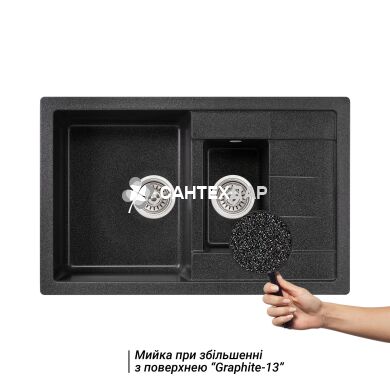 Мойка кухонная Lidz 780x495/200 GRF-13