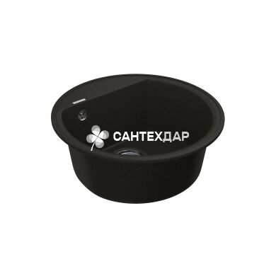 Мийка кварцева Vankor Easy EMR 01.45 Black + сифон