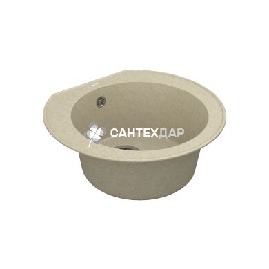 Мийка кварцева Vankor Kres KMR 01.52 beige + сифон