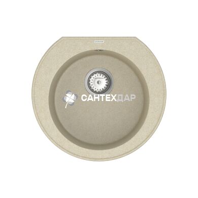 Мийка кварцева Vankor Kres KMR 01.52 beige + сифон