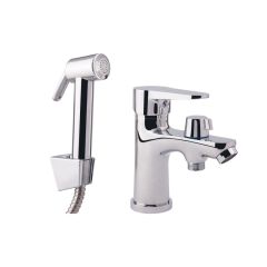 Смеситель для умывальника GF Italy 01-001BF-35 CRM с гигиеническим душем