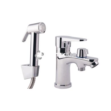 Смеситель для умывальника GF Italy 01-001BF-35 CRM с гигиеническим душем