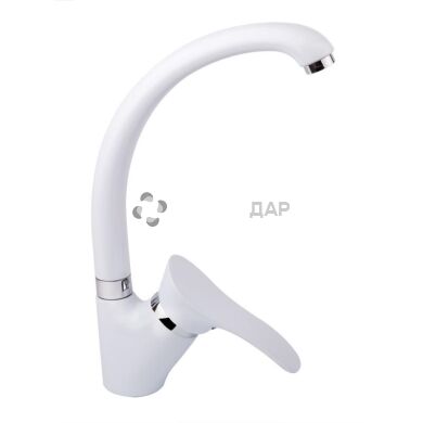 Смеситель кухонный Q-Tap Eris WHI 007