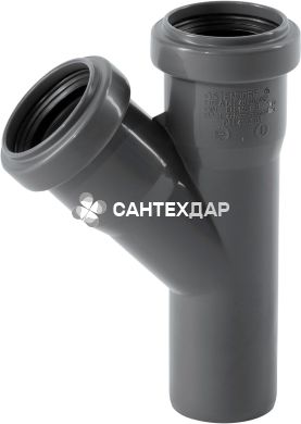 Тройник ПП внутренней канализации Ostendorf Safe 40/40х45&deg;
