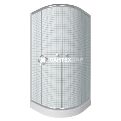 Душевая кабина с мелким поддоном Q-tap SC9090.1 CRM
