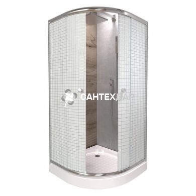 Душевая кабина с мелким поддоном Q-tap SC9090.1 CRM