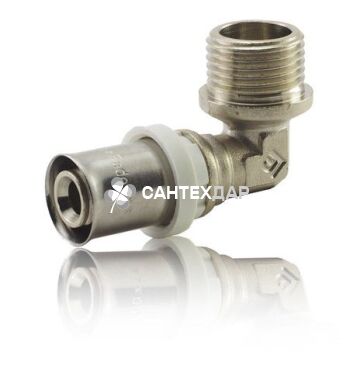 Колено металлопластиковое пресс FADO 32x1 НР