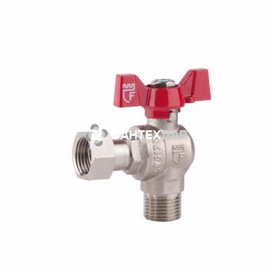 Кран шаровый с накидной гайкой SD Forte 3/4"х3/4" ВН угловой