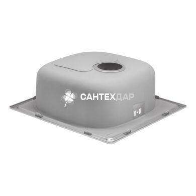 Кухонная мойка из нержавейки Qtap 5047 Satin 0,8 мм