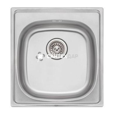 Кухонная мойка из нержавейки Qtap 5047 Satin 0,8 мм