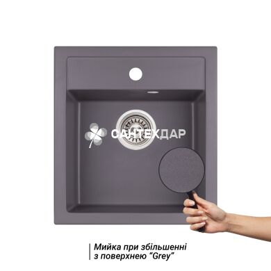 Мийка кухонна Qtap CS 5046 GRE