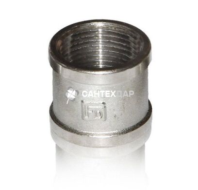 Муфта латунная FADO 2 ВВ никель