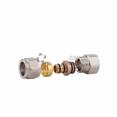 Муфта металлопластиковая обжимная SD Forte 16х1/2" ВР
