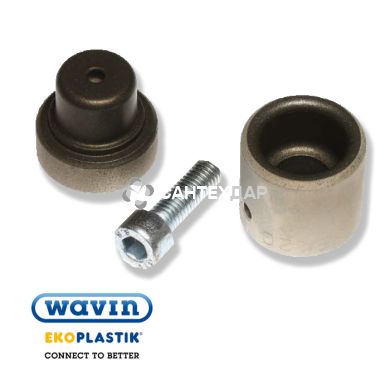 Насадка парная Wavin Ekoplastik для плоского аппарата 90 мм