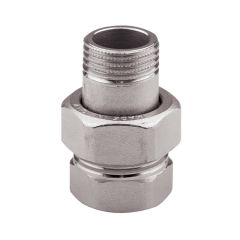 Сгон с американкой латунный Icma 1 НВ прямой №818