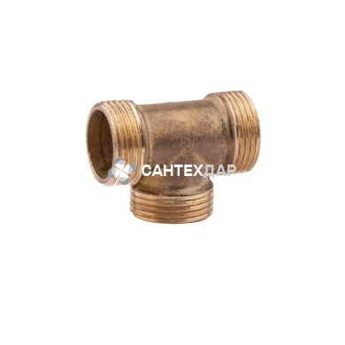 Тройник латунный KD 3/4" ННН