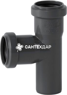 Трійник ПП внутрішньої каналізації Ostendorf Safe 40/40х87&deg;