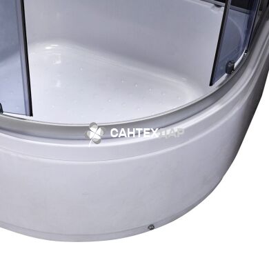 Душовий бокс з гідромасажем Q-tap 12080.2L BLACK/GREY