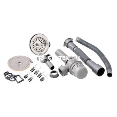 Кухонная мойка из нержавейки Qtap 6744L Micro Decor 0,8 мм