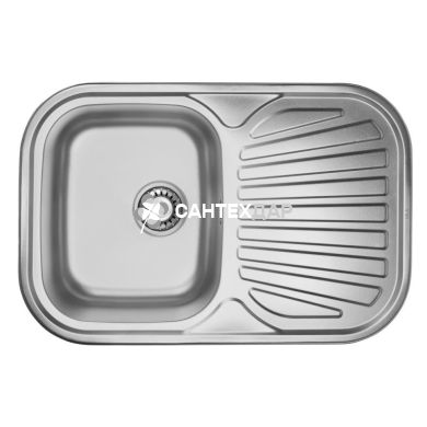 Мойка кухонная ULA 7707 ZS нержавейка Micro Decor 0.8 мм