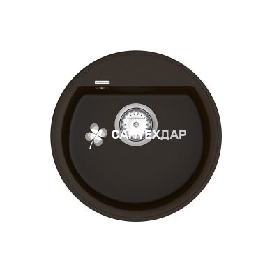 Мойка кварцевая Vankor Easy EMR 01.45 Chocolate + сифон