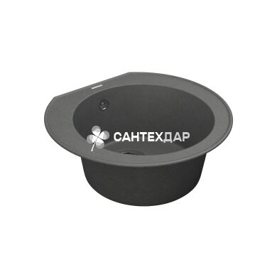 Мийка кварцева Vankor Kres KMR 01.52 gray + сифон