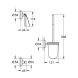Набір аксесуарів для ванної кімнати Grohe Essentials 40407001 3 в 1