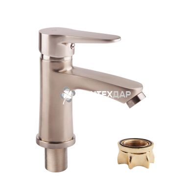 Смеситель для умывальника GF Italy 01-001F-35 NKS на гайке